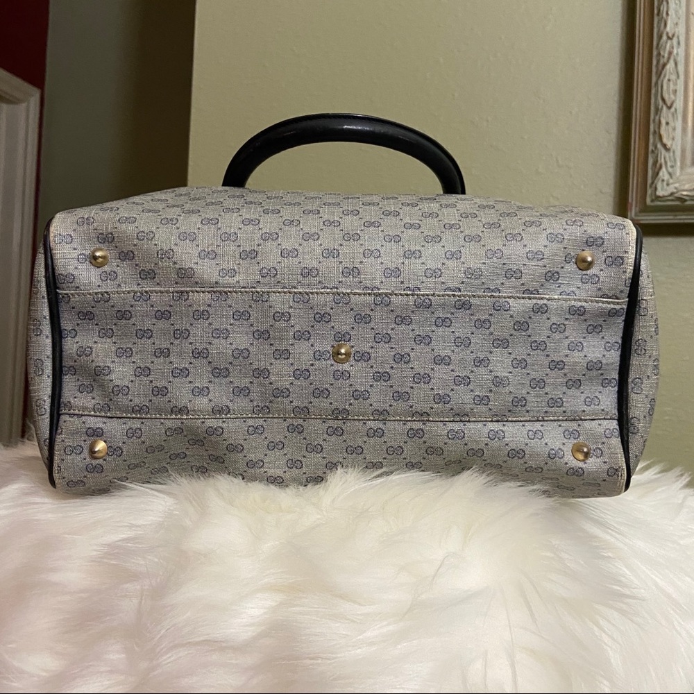 Vintage Gucci Monogram Boston Bag - Picture 3 of 8